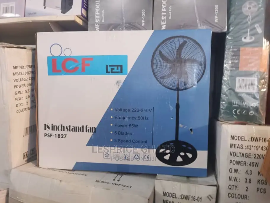 Brand New Pearl Standing Fan 18inch