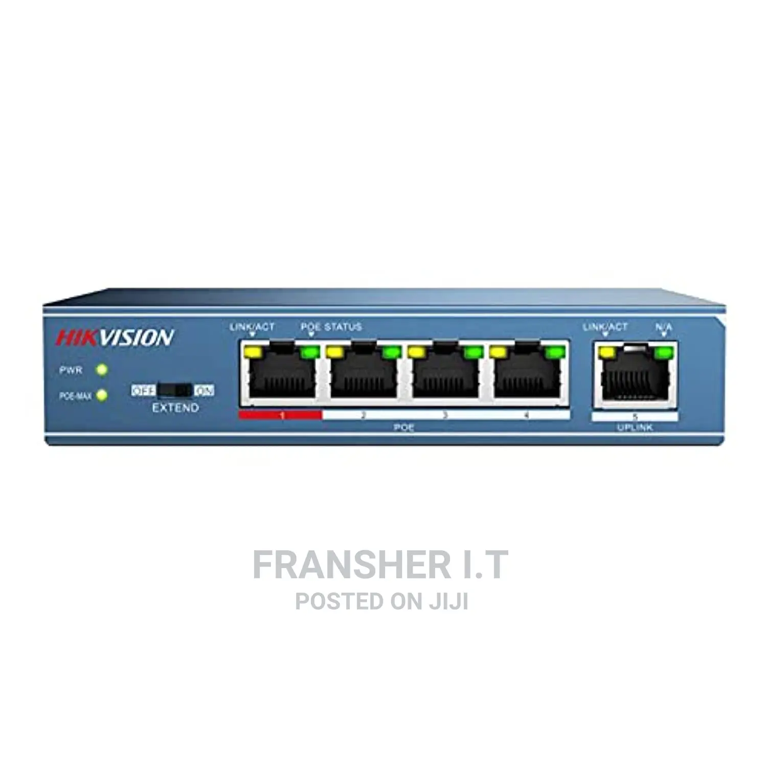 HIKVISION DS-3E0105P-E 4-Ports 100mbps Unmanaged Poe Switch