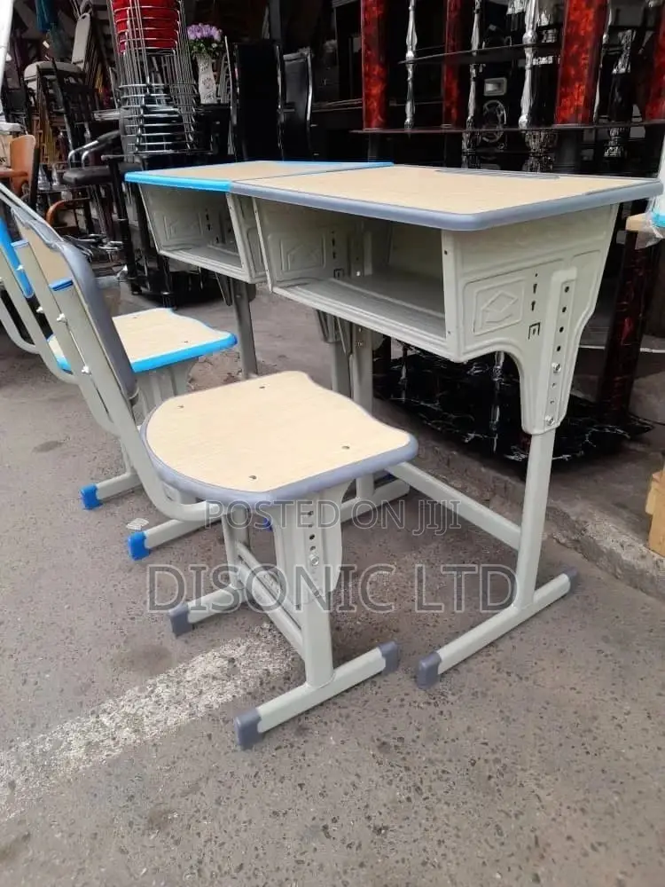 Height Adjustable School Children Studies Table and Chair