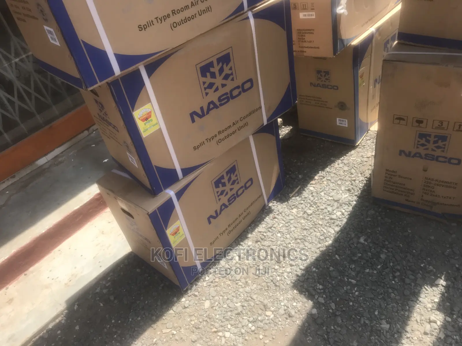 Energy Efficient Split Air Nasco Conditioner - 2.5 HP White
