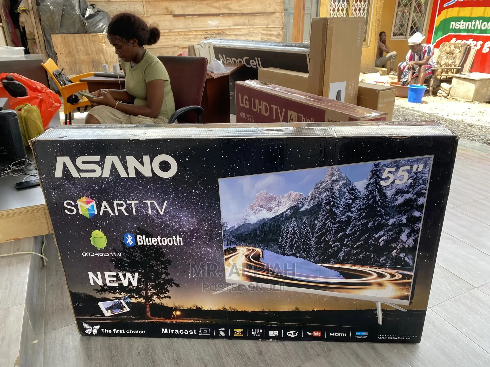 UHD Smart Satellite TV Asano 55.