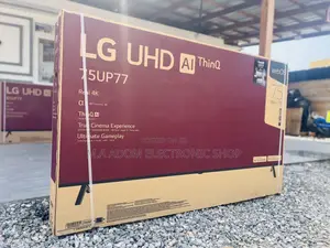 Lg 75” Tv With Magic Remote Plus Free Lg Sound Bar