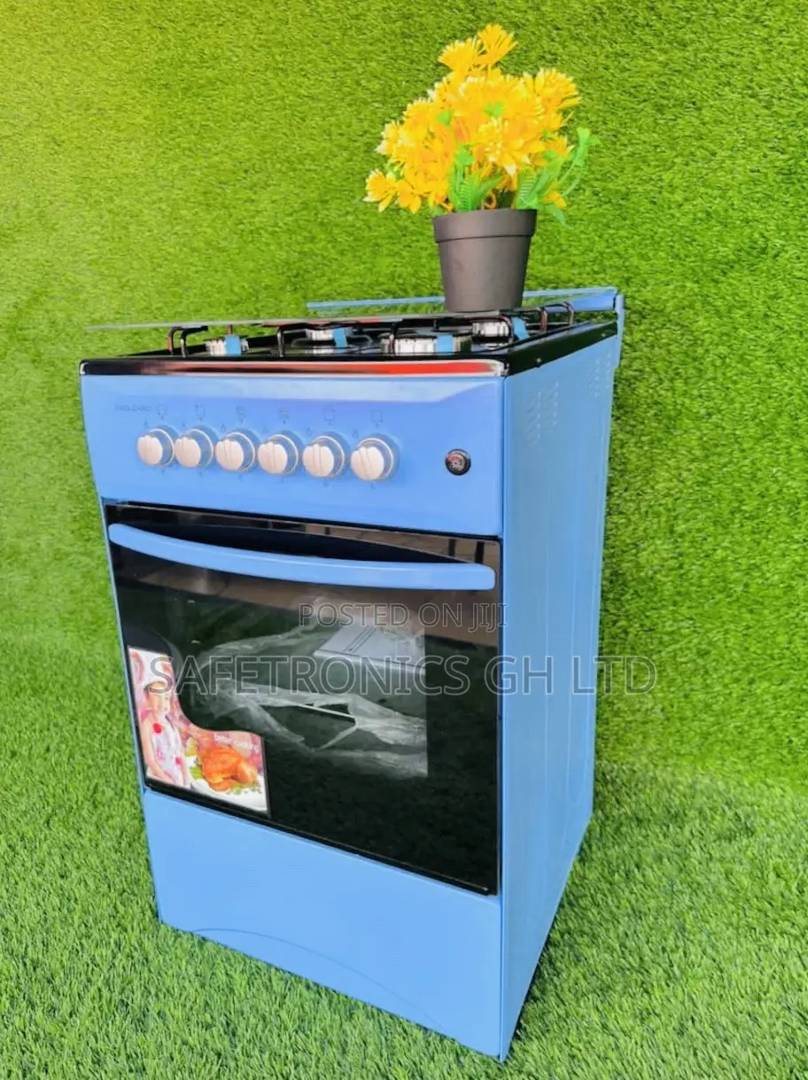Blue Volcano 4 Burner Gas Cooker 50×50 Oven and Grill