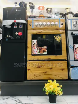 4 Burner Gas Cooker 50×50 Oven and Grill Light Wooden