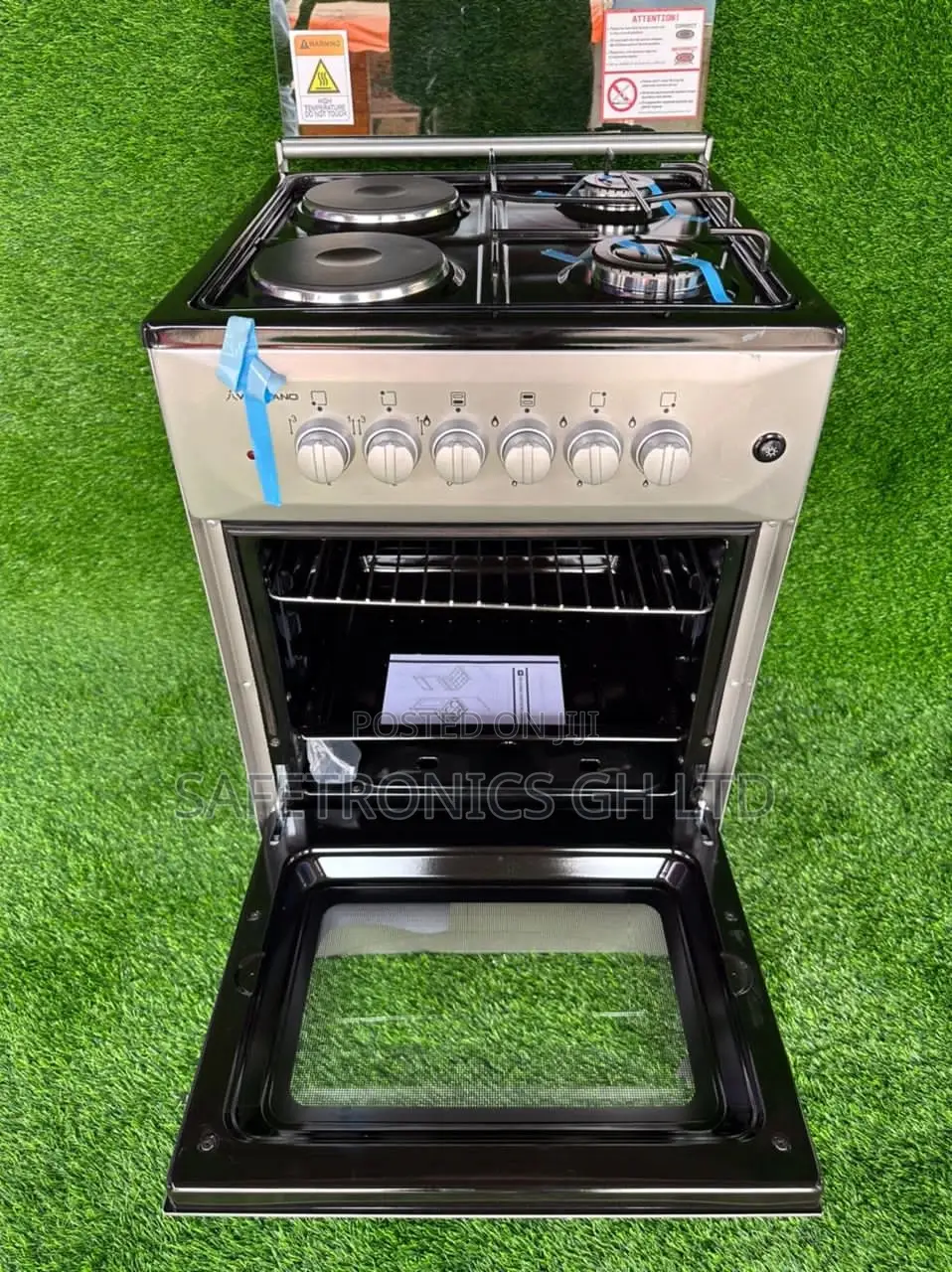 2 Gas 2 Electric Ferre Burner Grill With Oven 50x50