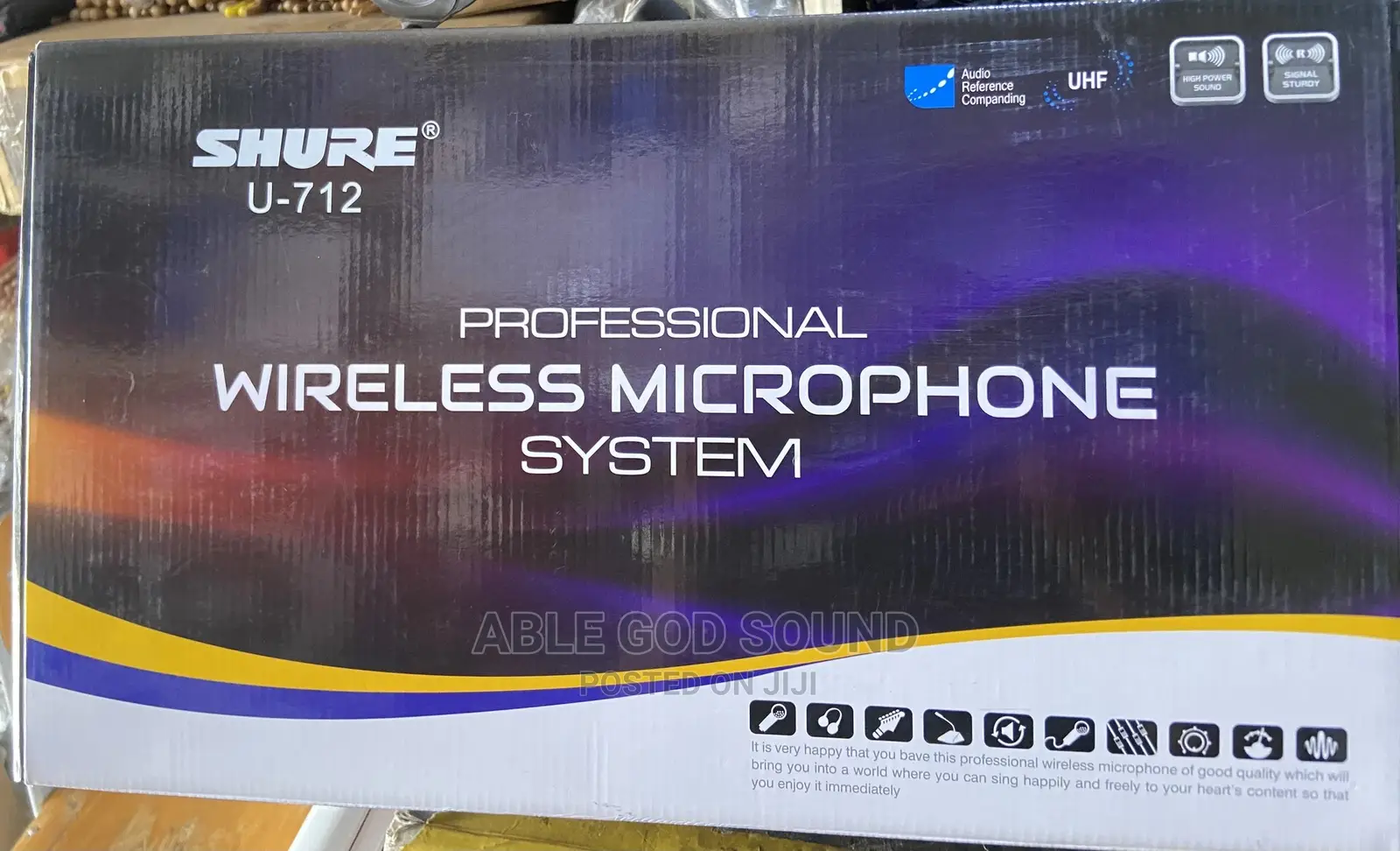 U-712 Shure Digital Wireless Microphone