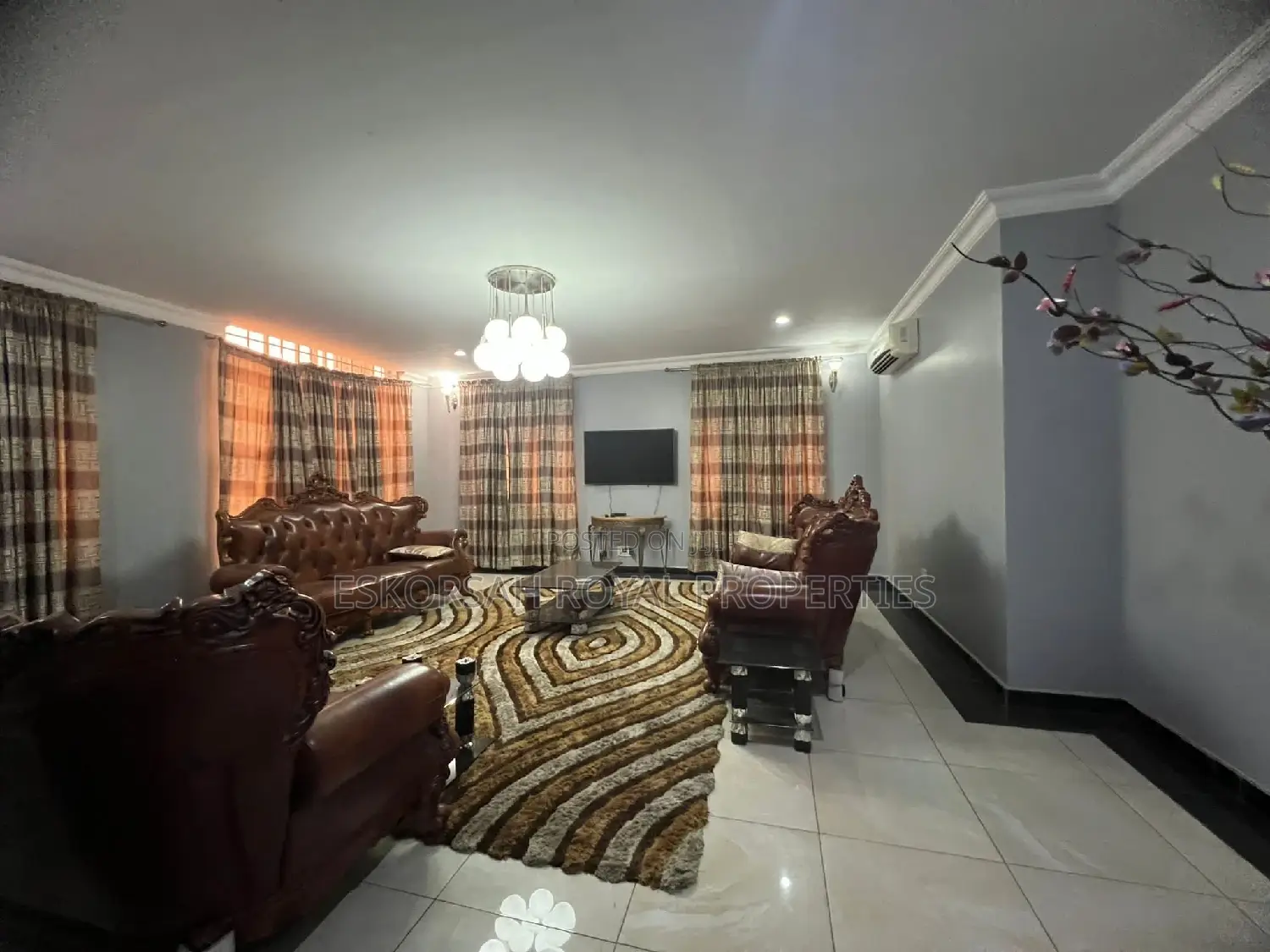 Furnished 4bdrm House in Coffee Street, A&C Mall Area for rent