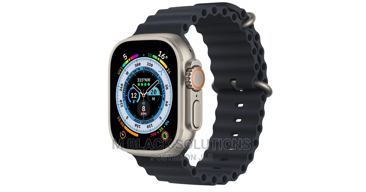 Apple Watch Ultra - Titanium Case With Midnight Ocean Band