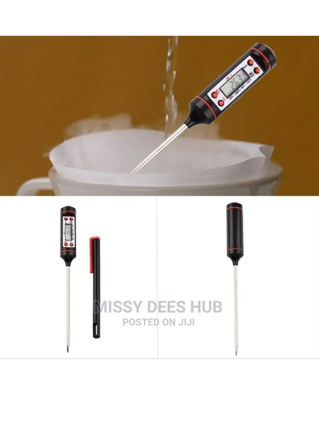 Digital Food Thermometer With Sheath