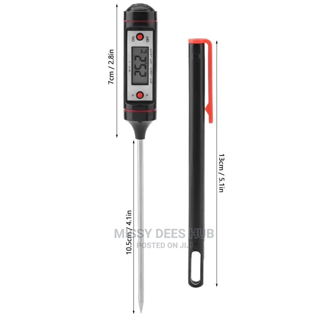 Digital Food Thermometer With Sheath