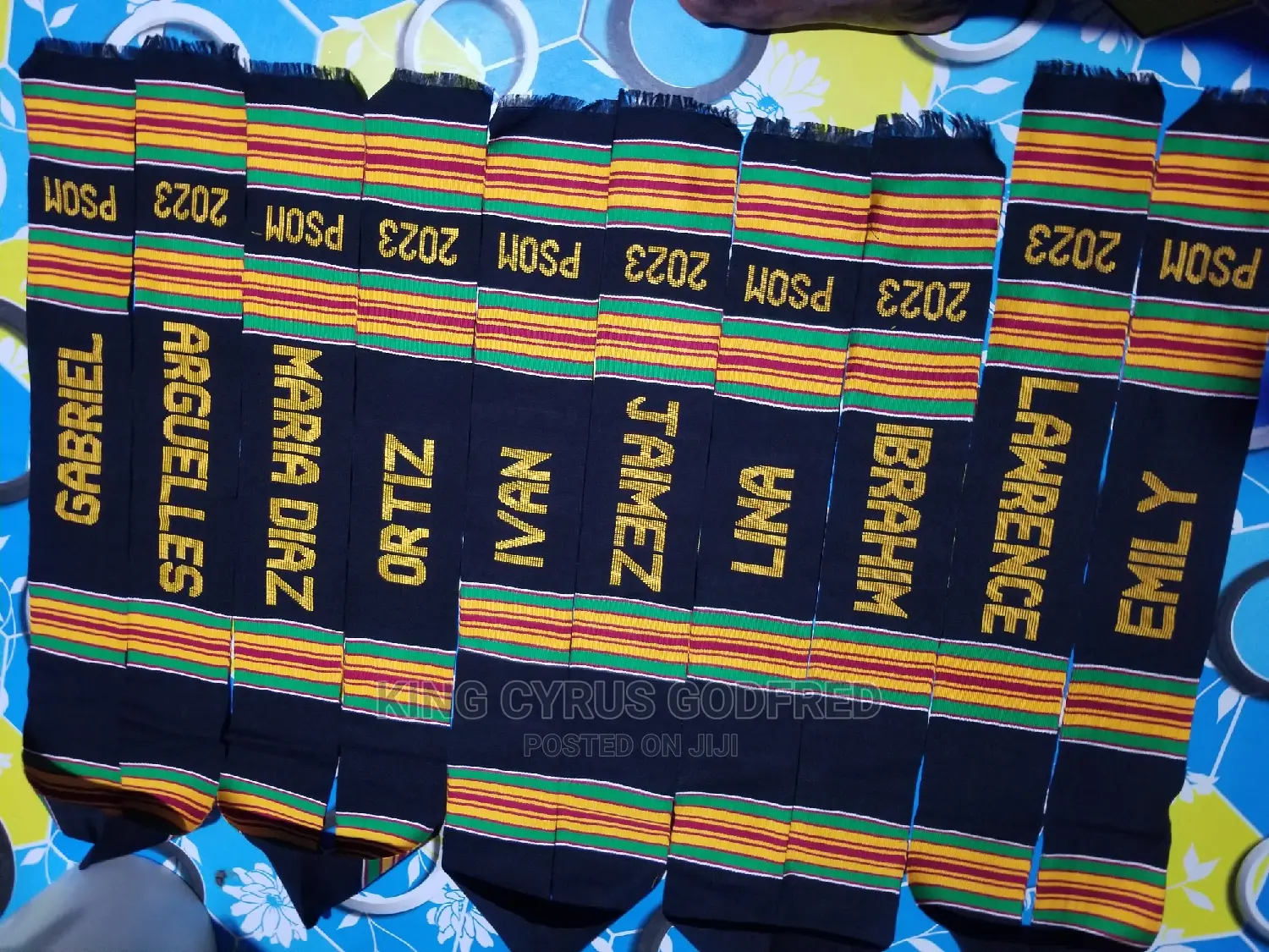 Kente Stole for Graduations