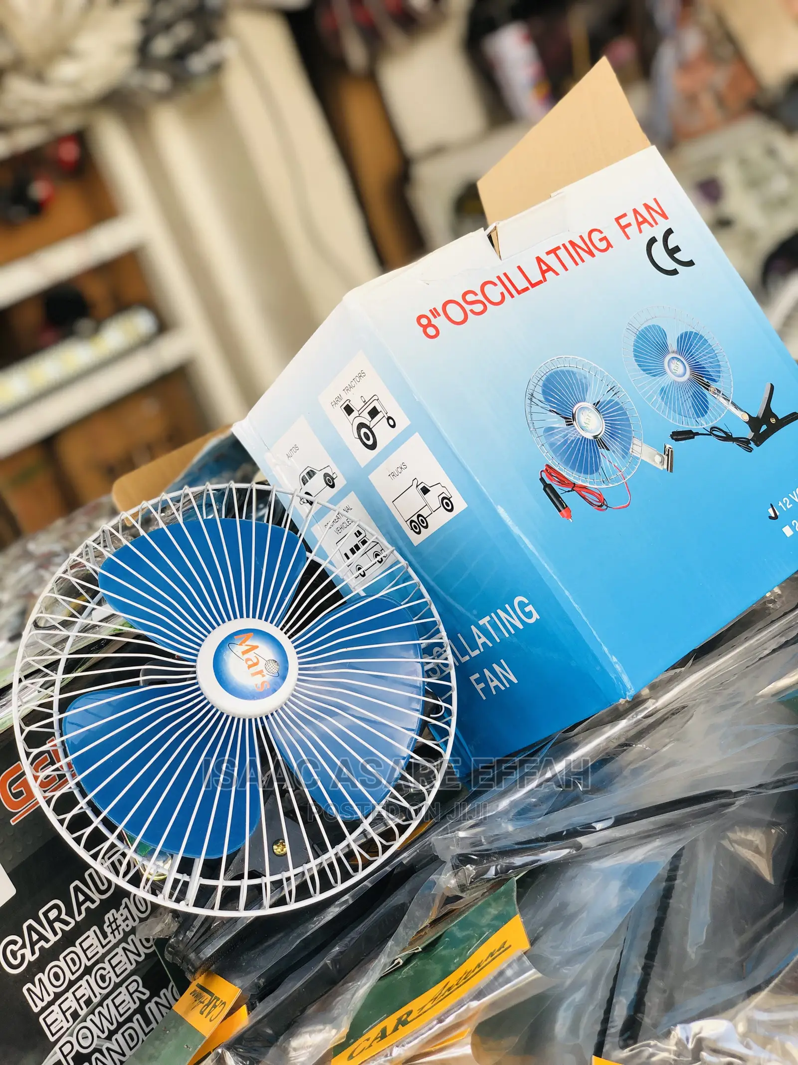 Oscillating Fan for Vehicles