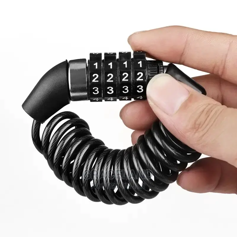 Bicycle Lock Helmet Lock Bicycle Safety Lock Password Lock