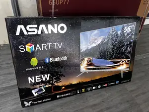 Fabulous Asano 55′′ UHD Smart Satellite TV – Black