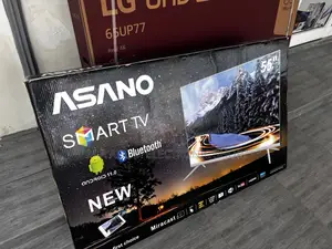 Fabulous Asano 55′′ UHD Smart Satellite TV – Black