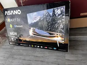 Crystal Clear Asano 55′′ UHD Smart Satellite TV – Black