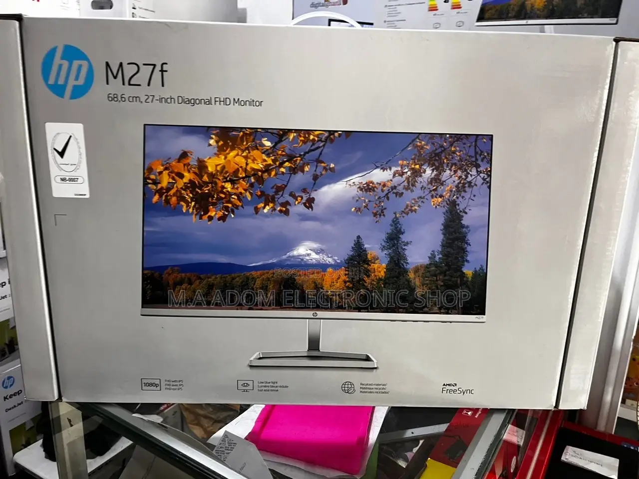 New HP M27f FHD Monitor