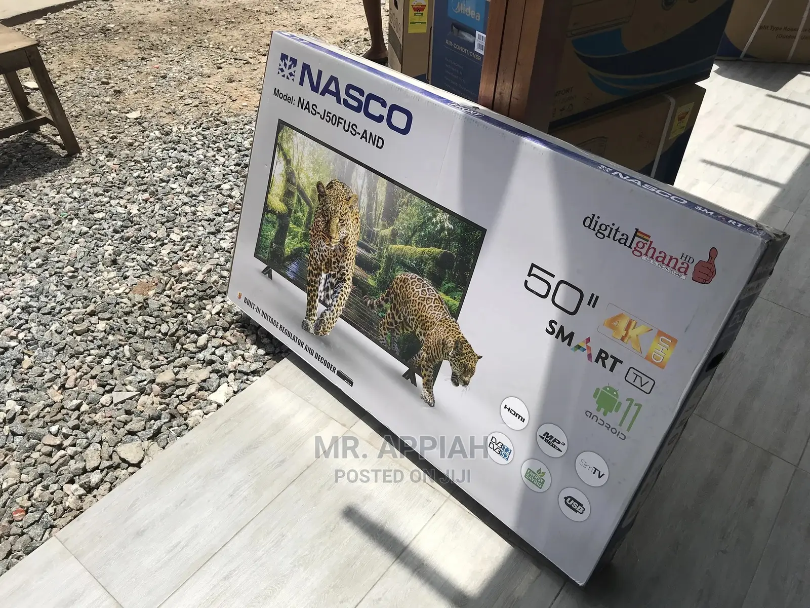 Nasco 50′′ Uhd Smart LED Tv.