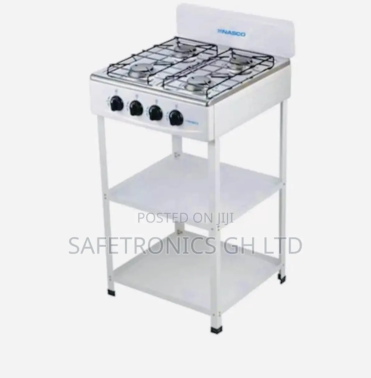 Nasco 4burner Gas Stove With Stand NASGS-K4BSS-S