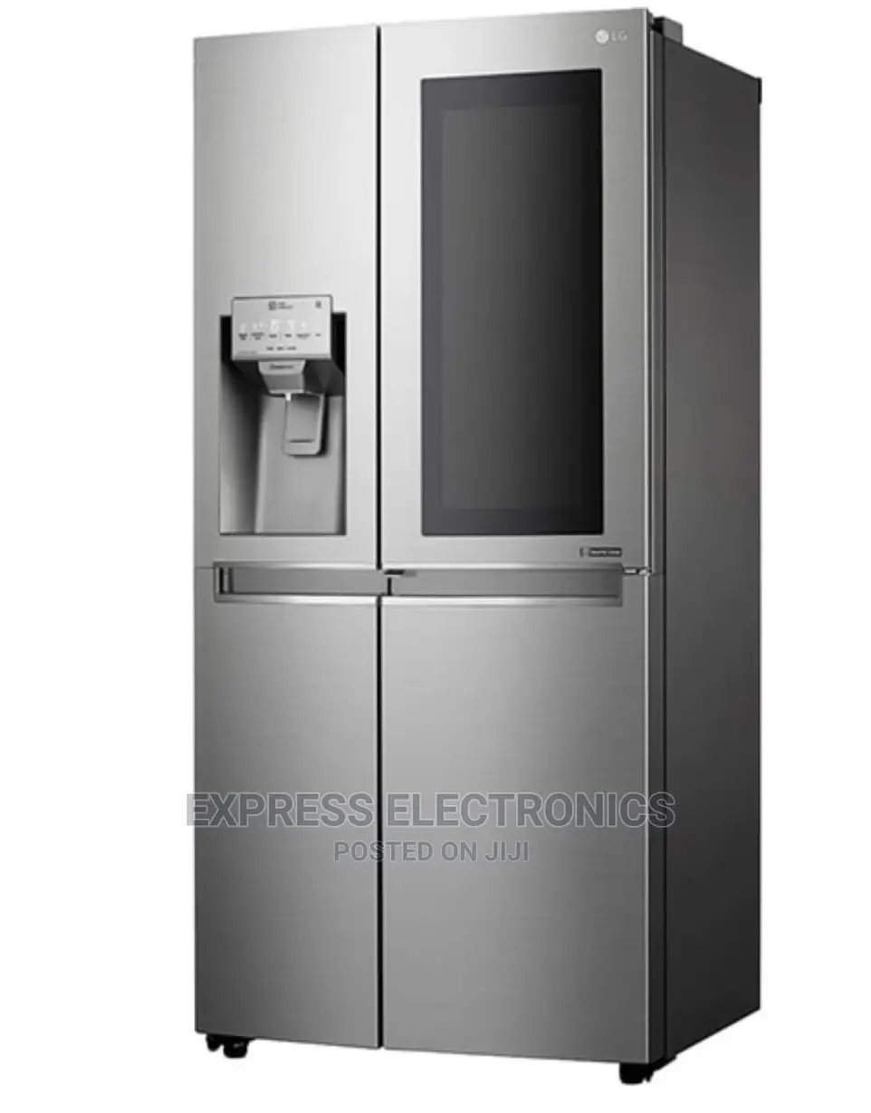 LG Instaview Side by Side Fridge Door-in-Door GR-J34FMUBL