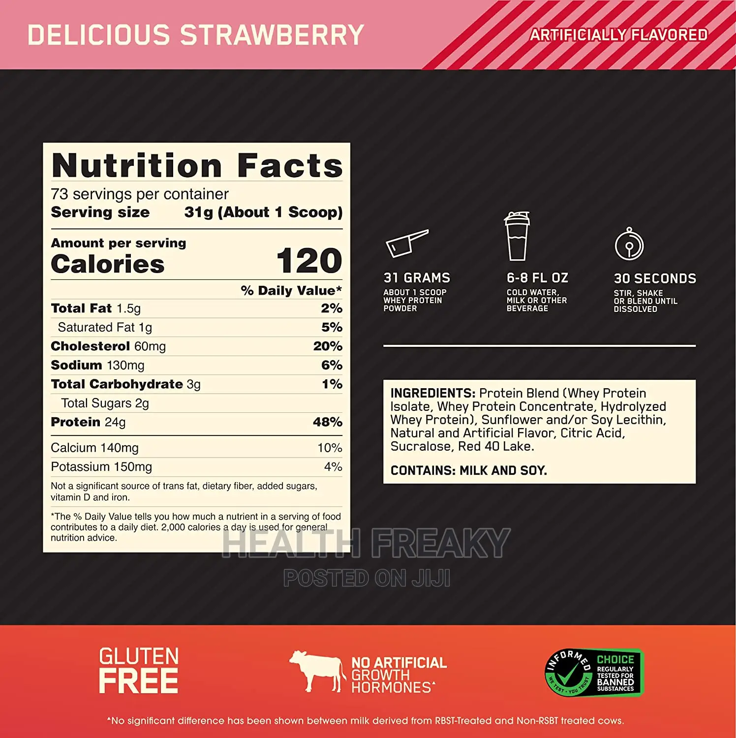Gold Standard 100% Whey Protein Muscle Builder 5lb