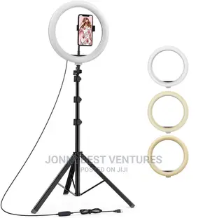 12" Multicolour Ring Light With Stand