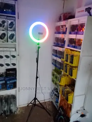 12" Multicolour Ring Light With Stand