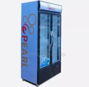 Double Door Display Fridge / Beverage Cooler Pearl 568