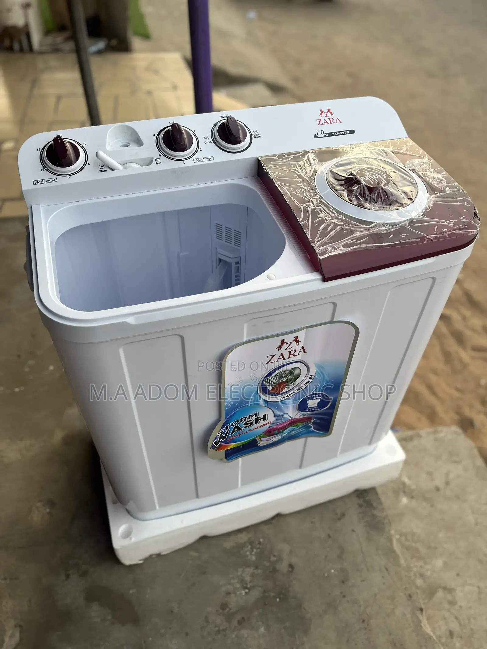 Zara 7kg Washing Machine With Twin Tub