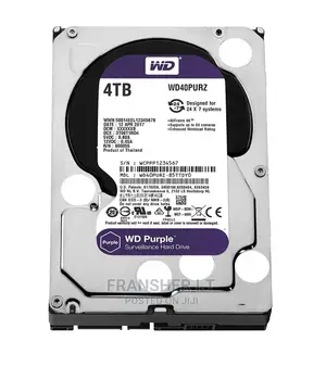 4tb Security SYSTEM WD Purple Surveilance HDD FOR CCTV Etc