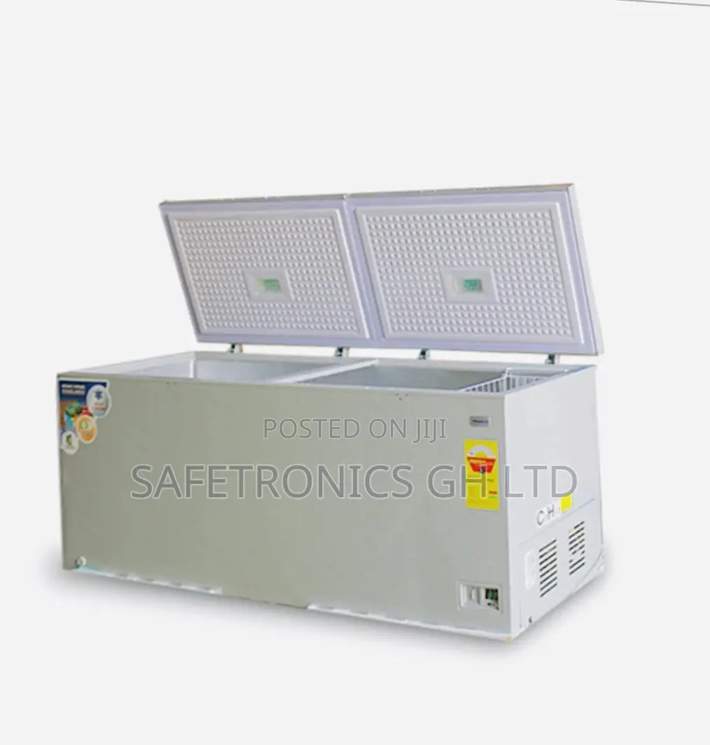 RCF-6040 (508ltr) Rainbow Chest Freezer 2door Sliver