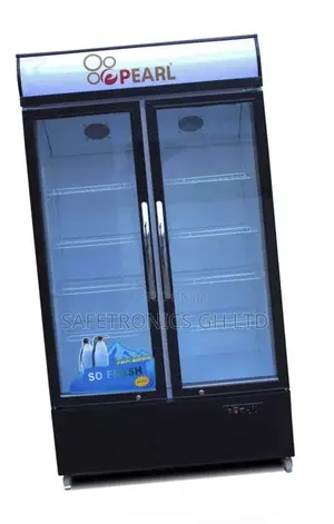 Display Fridge / Beverage Cooler PVC Pearl 568liters Double