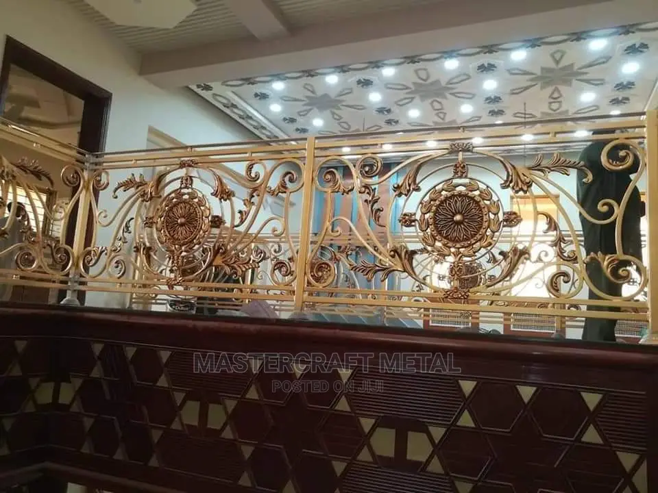 Beautiful Gold Design Balustrade | Gold Barristers