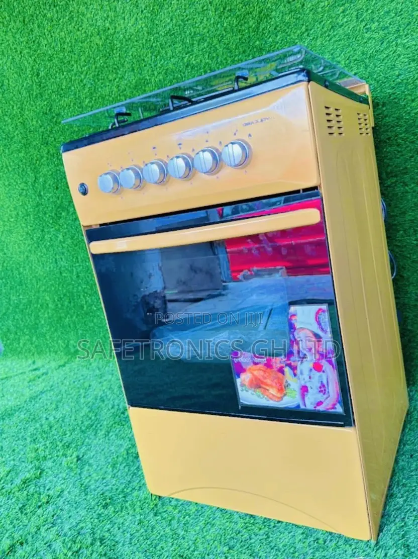4 Gas Burner 50×55 With Oven and Grill Volcano Gold