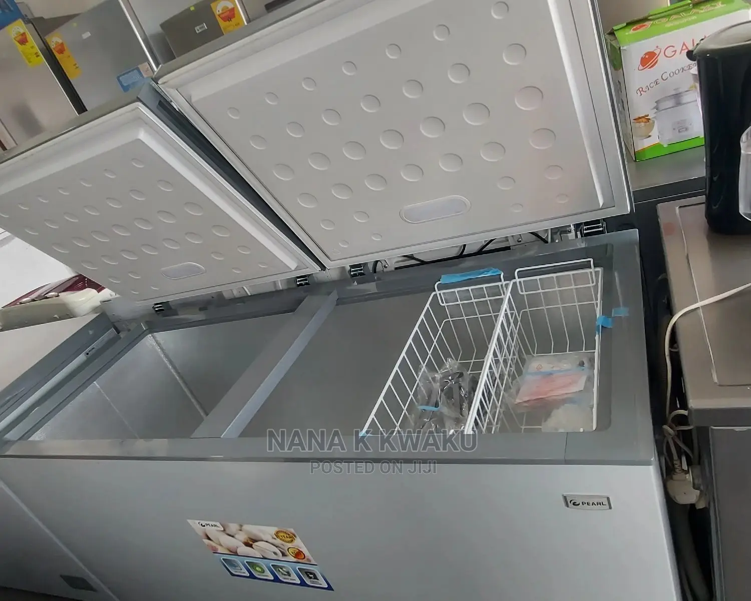 N Pearl Pcf610 Double Door Freezer