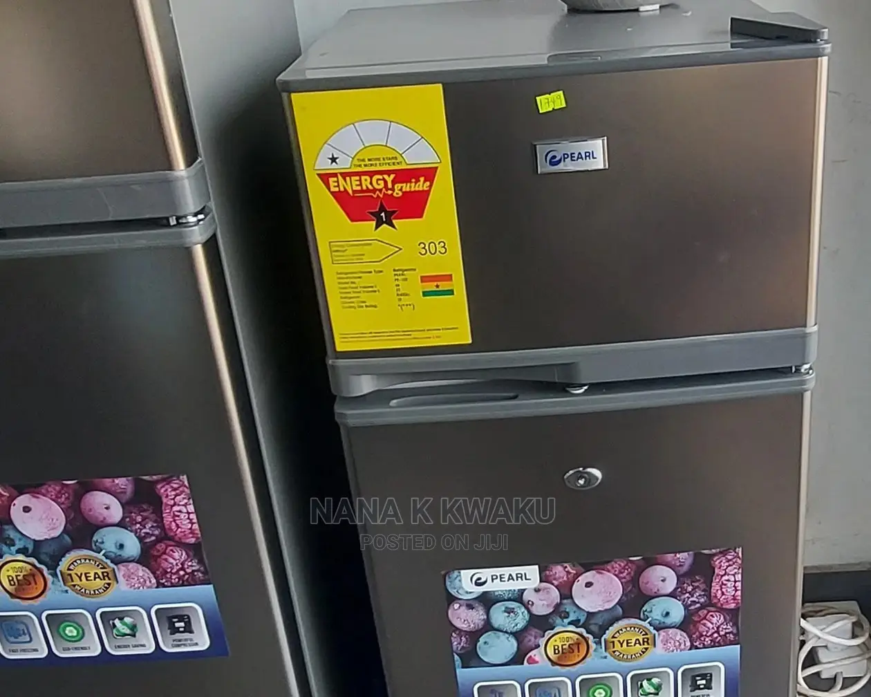 Gh Pearl Pf10t Double Door Fridge With Top Freezer