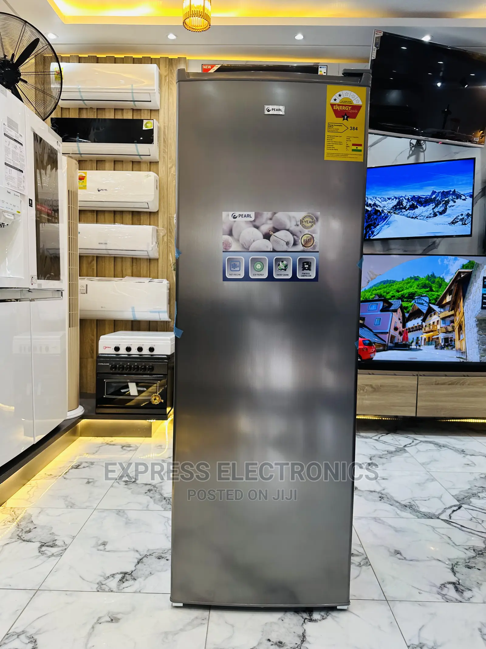 Buy From 10gig Up-Right Freezer Pearl Grey Color Puf-370