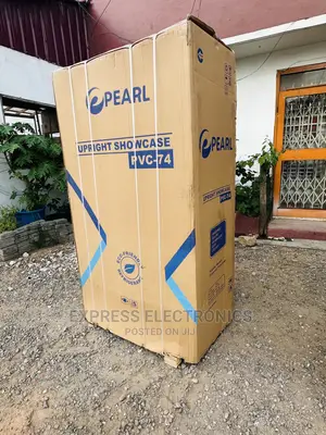 PVC-74 Newly Sealed Pearl Display Vertical Fridge