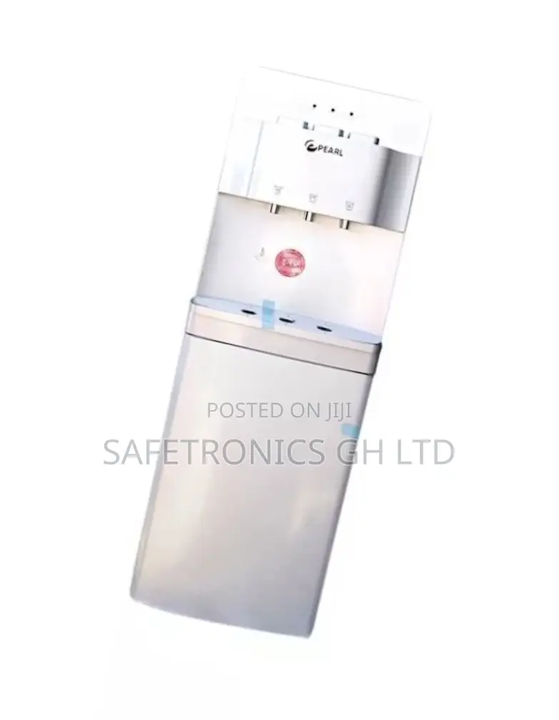 Pearl Water Dispenser With Fridge – Silver PWD-1009FSL