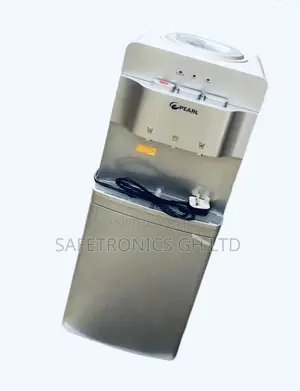 Pearl Water Dispenser With Fridge – Black PWD-1117FBL