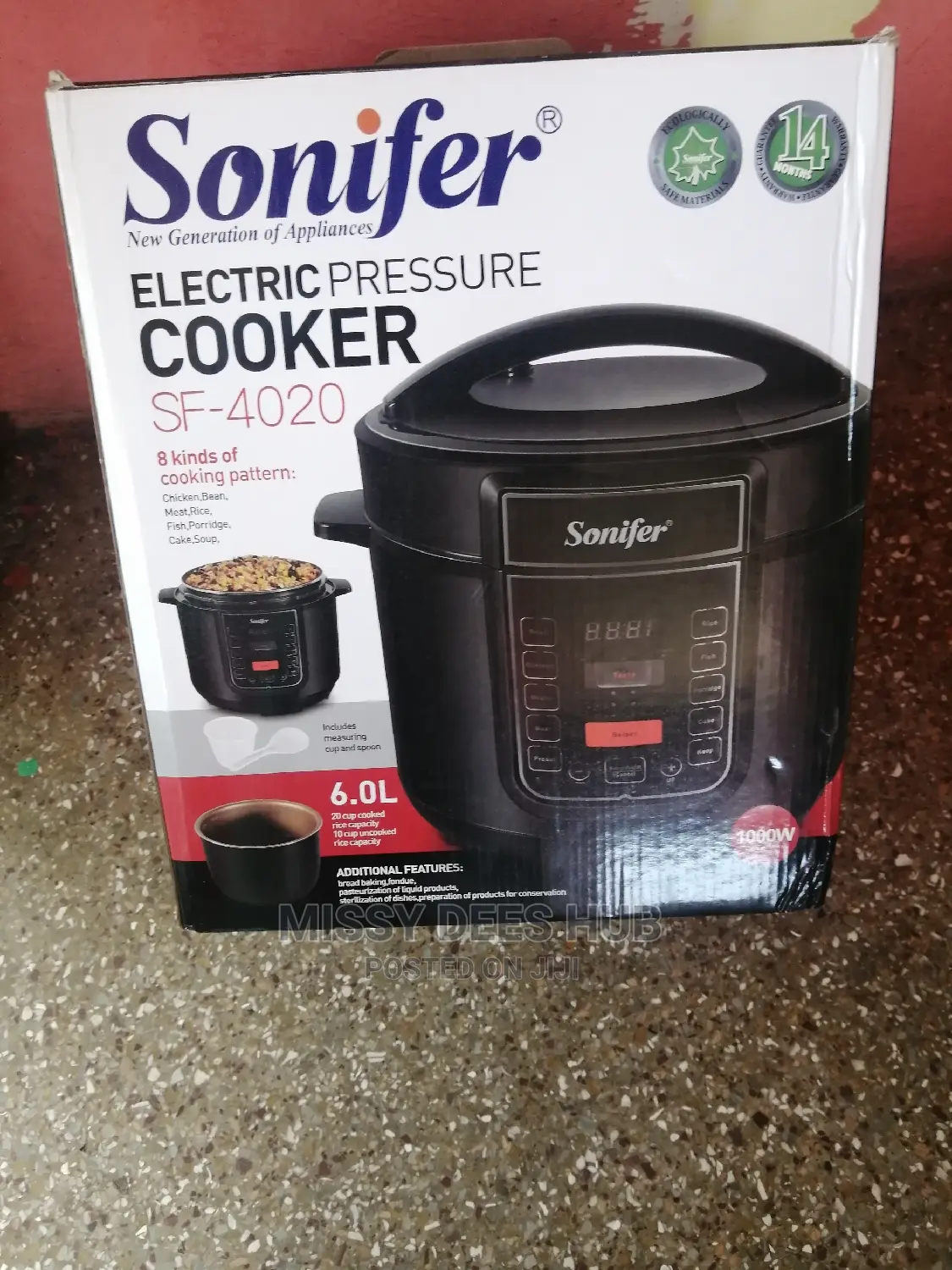 6L Sonifer Pressure Cooker