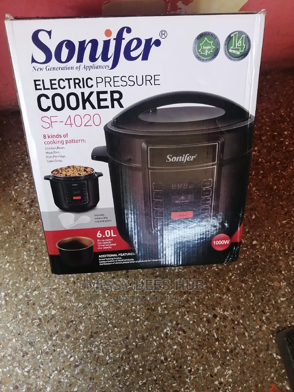6L Sonifer Pressure Cooker