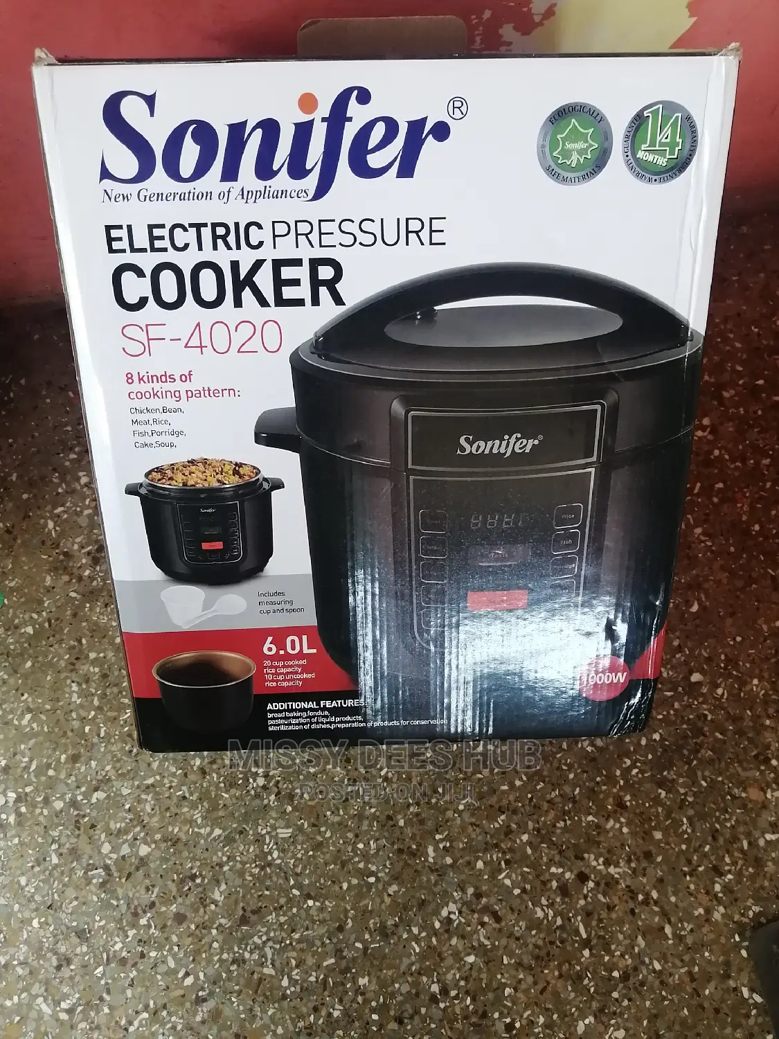 6L Sonifer Pressure Cooker