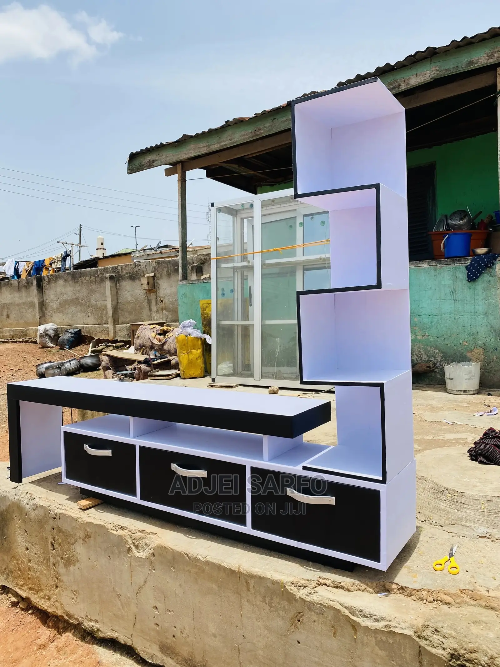 Original Tv Stand With Shelves