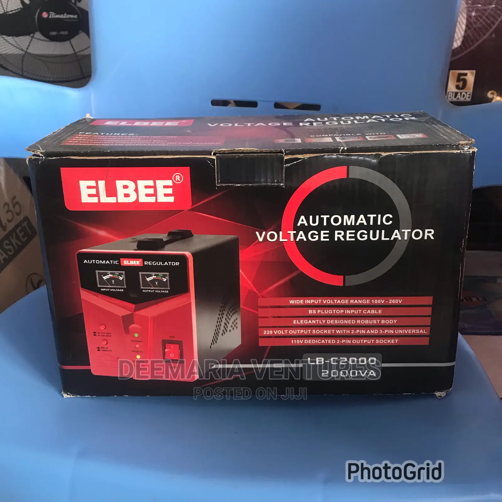 Elbee 2000w Automatic Voltage Regulator Lb-C2000