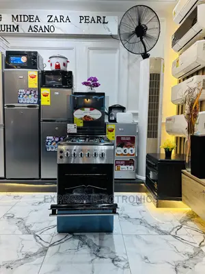 New Line 50/60 4burner Ferre Grey Color Gas Cooker Oven