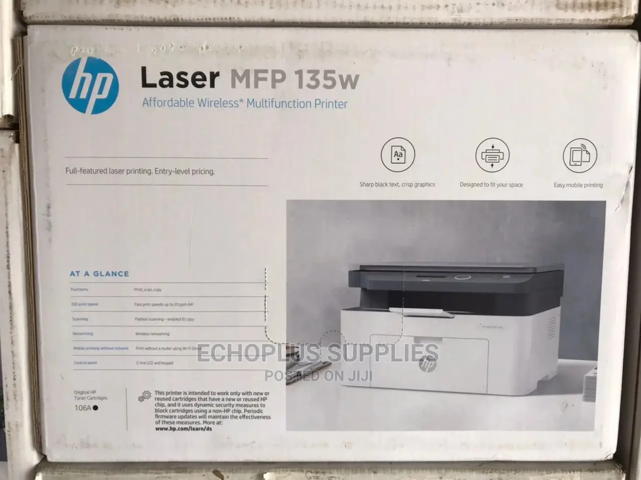 Hp Laserjet Printer MFP 135w/3-in-1