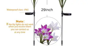 Solar Garden Flower Lights