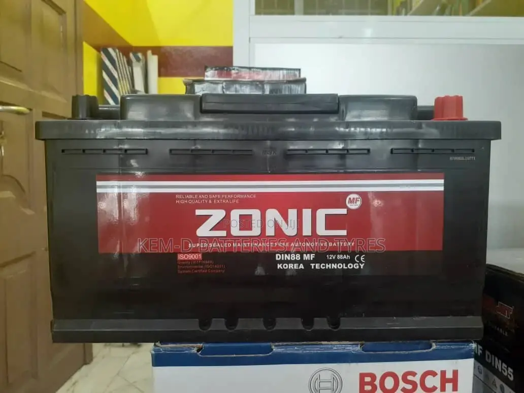 17 Plates Zonic Car Battery - Free Delivery