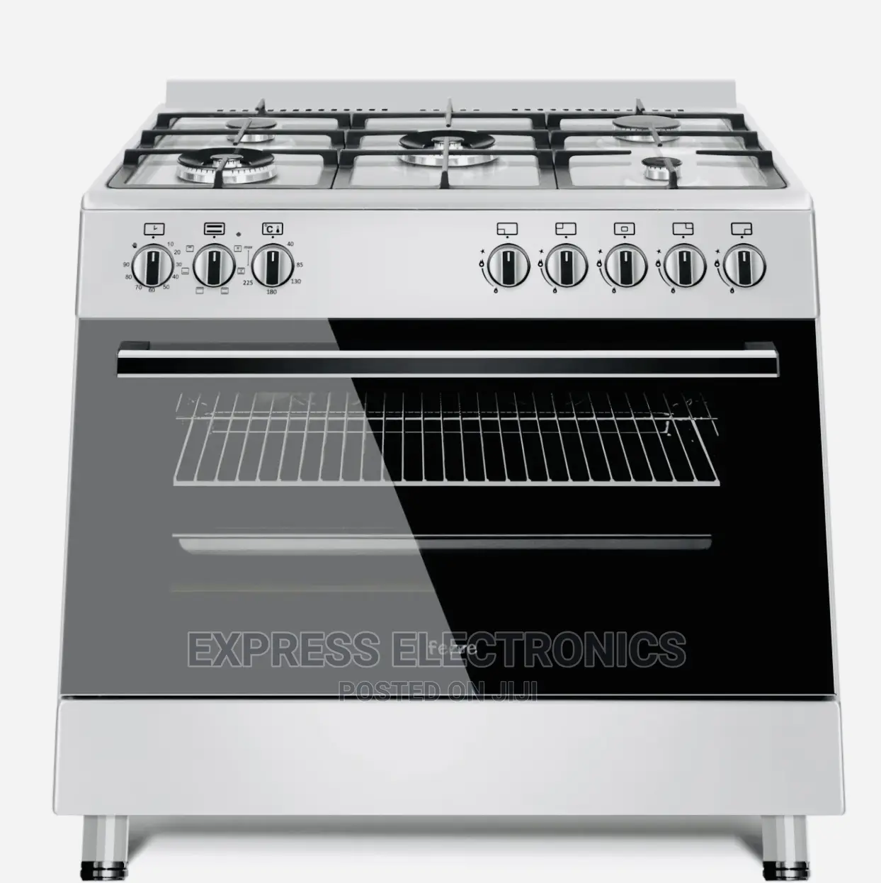 Buy for Less From 10gig Gas Cooker 5b Ignition Grey Stove